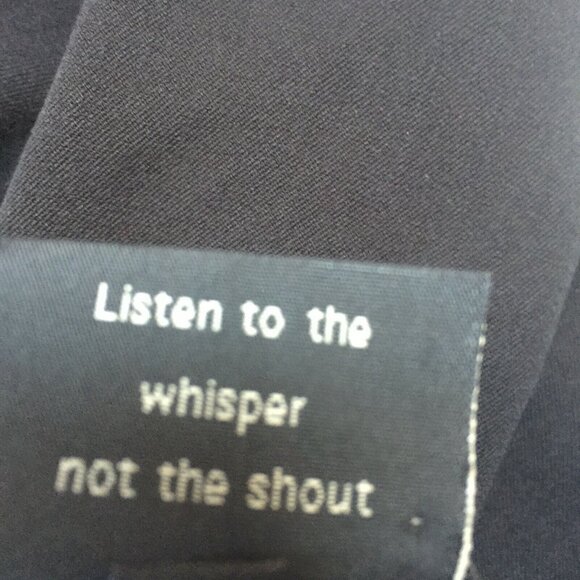 Spirithouse Women's Ruffle Front Top Blouse V-Neck Drape Large Sleeveless Black - Picture 4 of 8